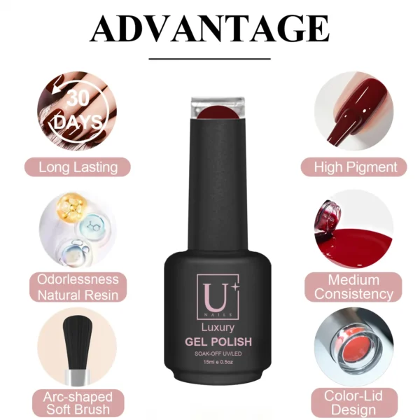 15ml Custom Gel Polish Color Private Label