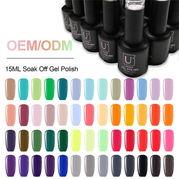 15ml Private Label Gel Nail Polish Manufacturer