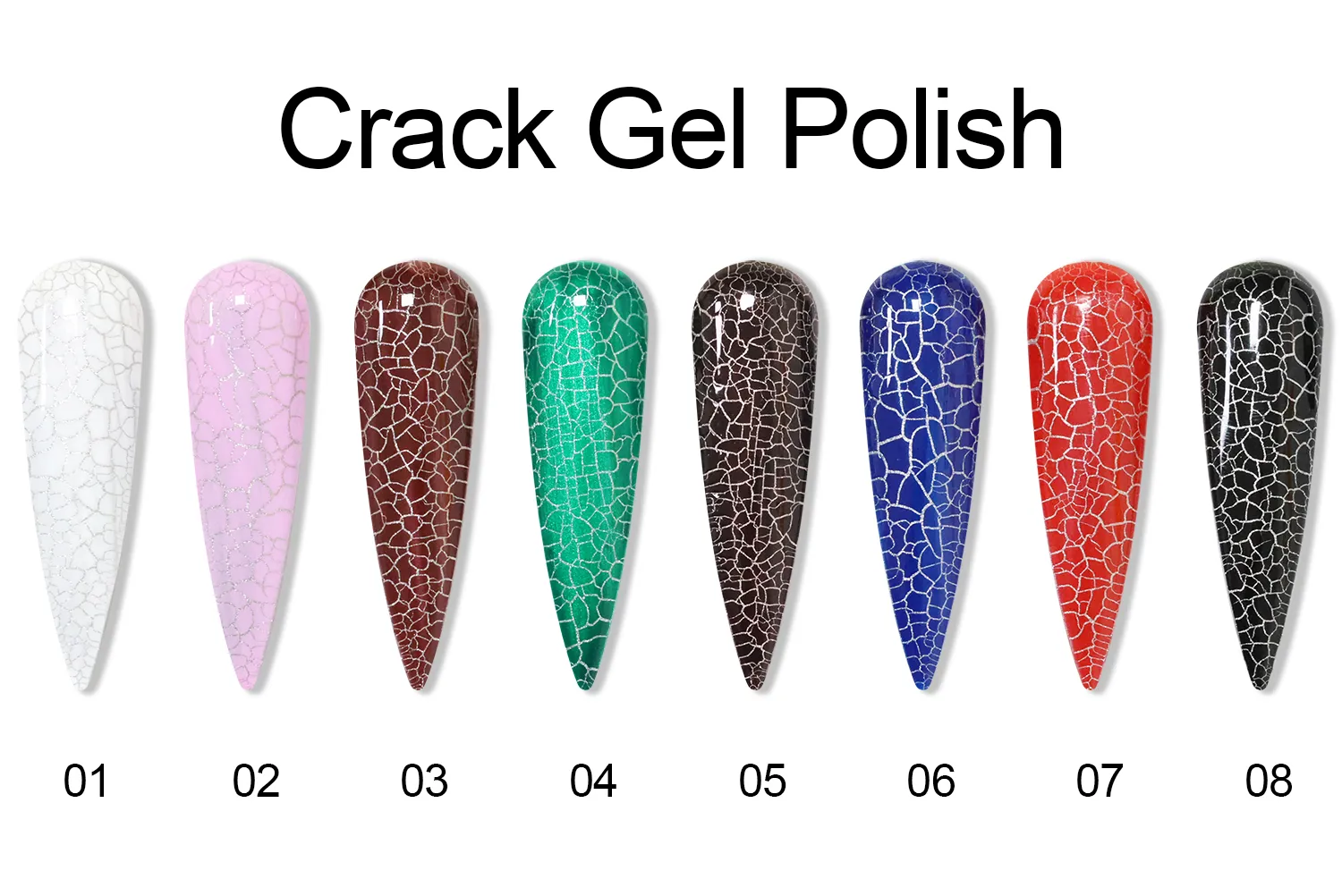 Crack Gel Polish 8 Colors Wholesale