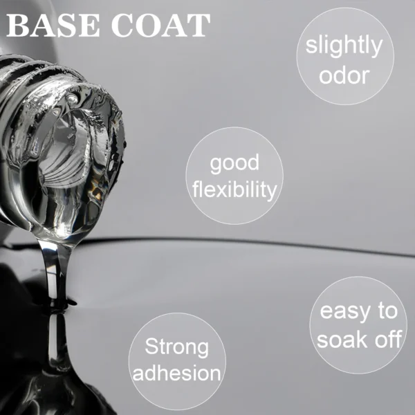 Custom Base Coat Gel 15ml Soak Off (1)