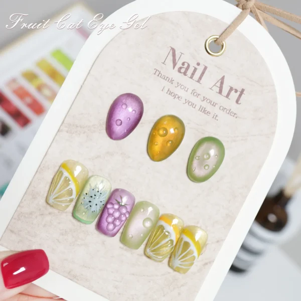 Custom Fruit Cat Eye Gel Polish Wholesale (3)