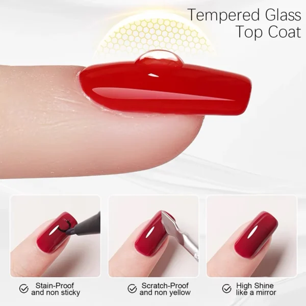 Custom Tempered Glass Top Coat