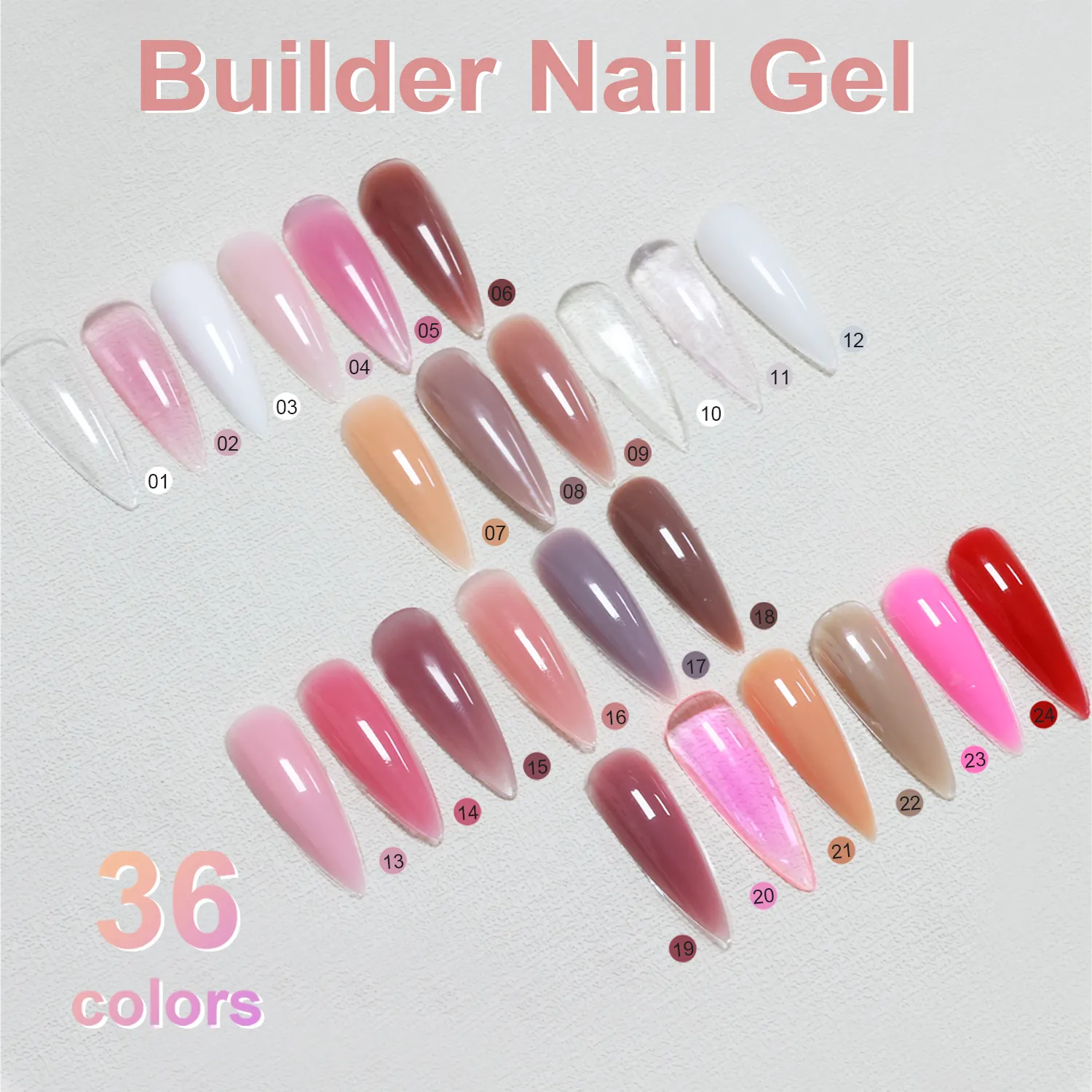 Private Label 36 Colors Builder Gel