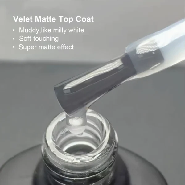 Velet Matte Top Coat Gel Wholesale Supply