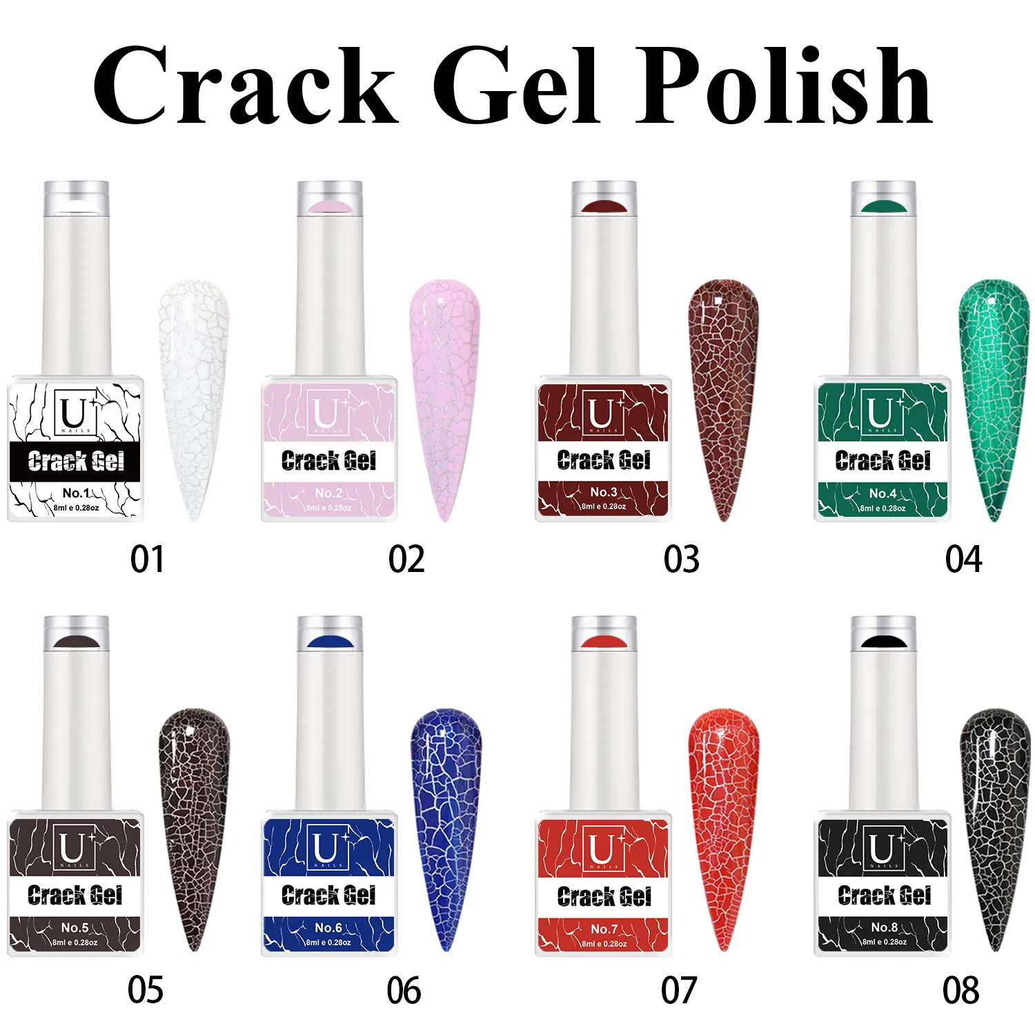 Wholesale Crack Gel Polish 8 Colors (3)