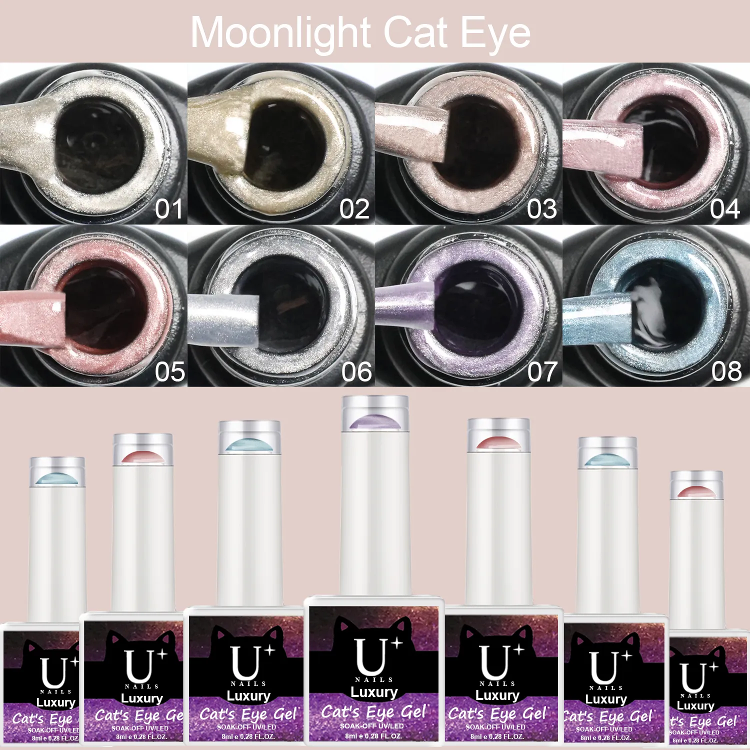 Moonlight Cat Eye Gel Polish Wholesale - Yougel (2)