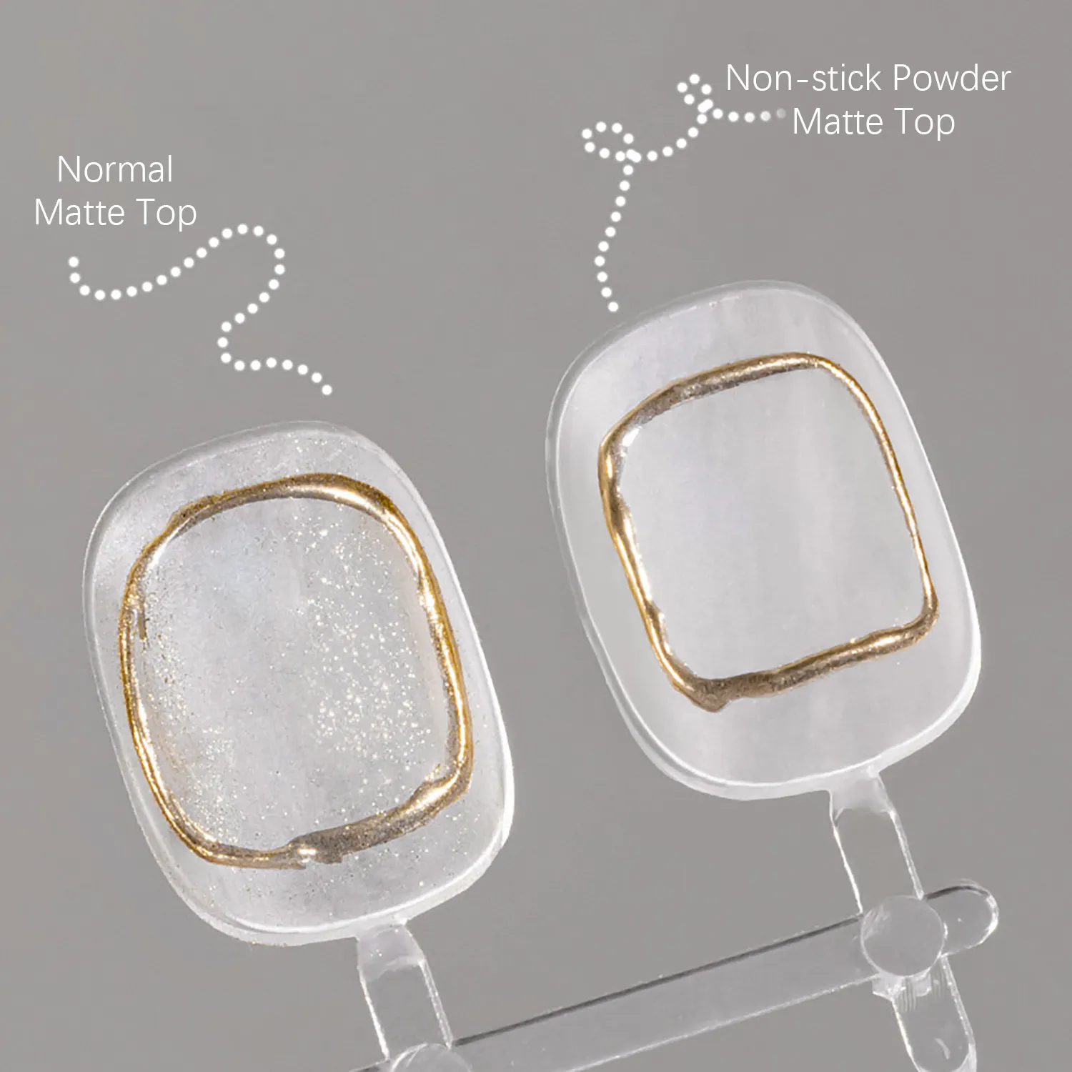 Non Stick Powder Matte Top Coat in Bulk, TPO-free No Wipe Top Coat Nail Gel Supplier - Image 4