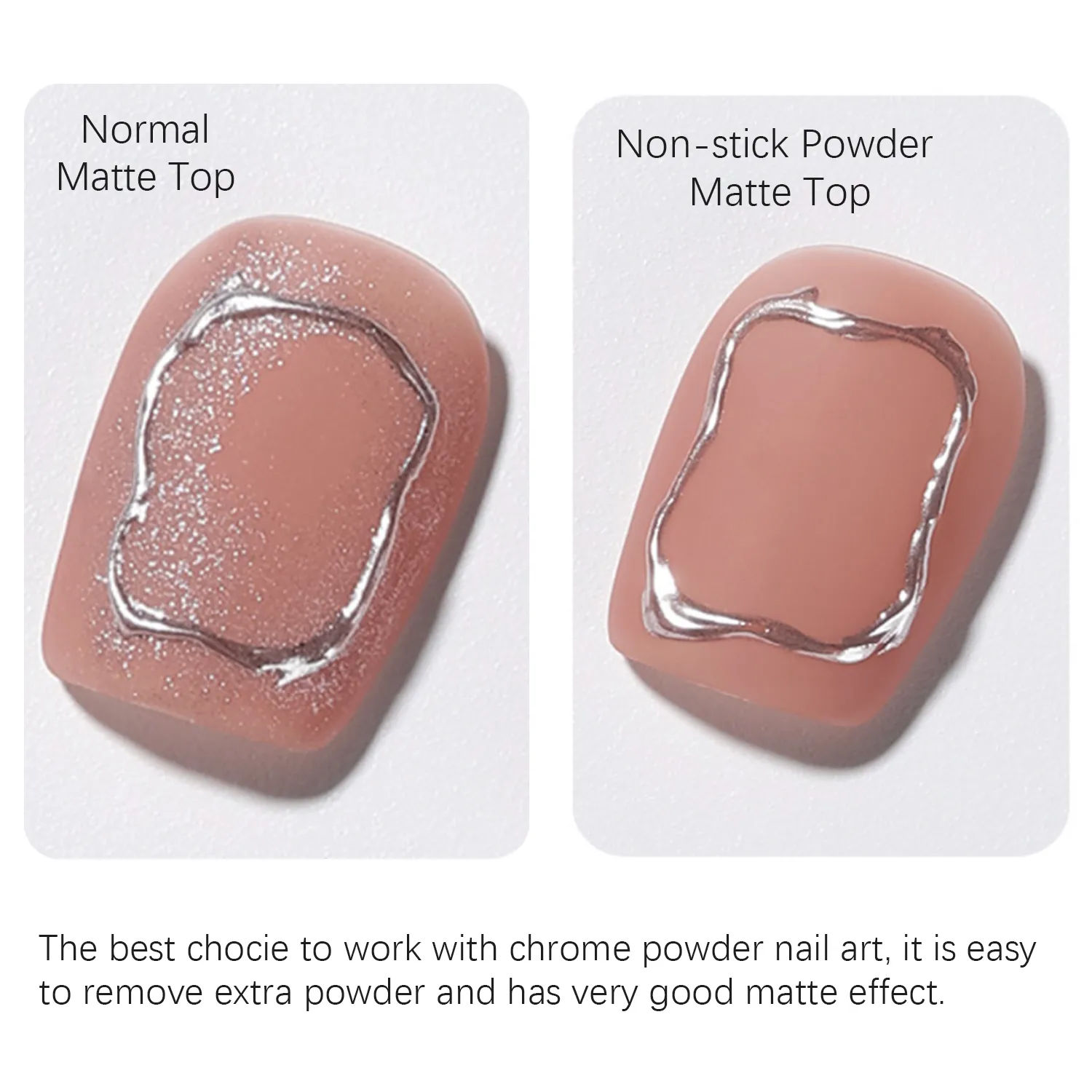 Non Stick Powder Matte Top Coat in Bulk (7)