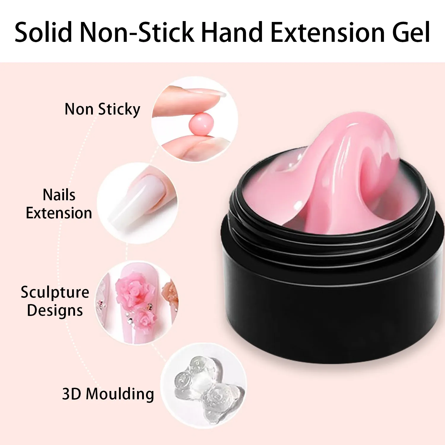 Fournisseur en gros de gel solide antiadhésif pour extension de main - yougel (2)