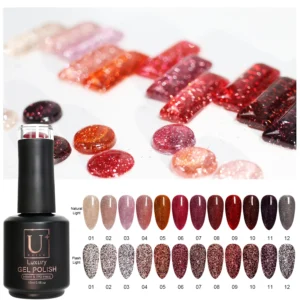 Bordeaux Diamond Gel Polish Wholesale Manufacturer - yougel