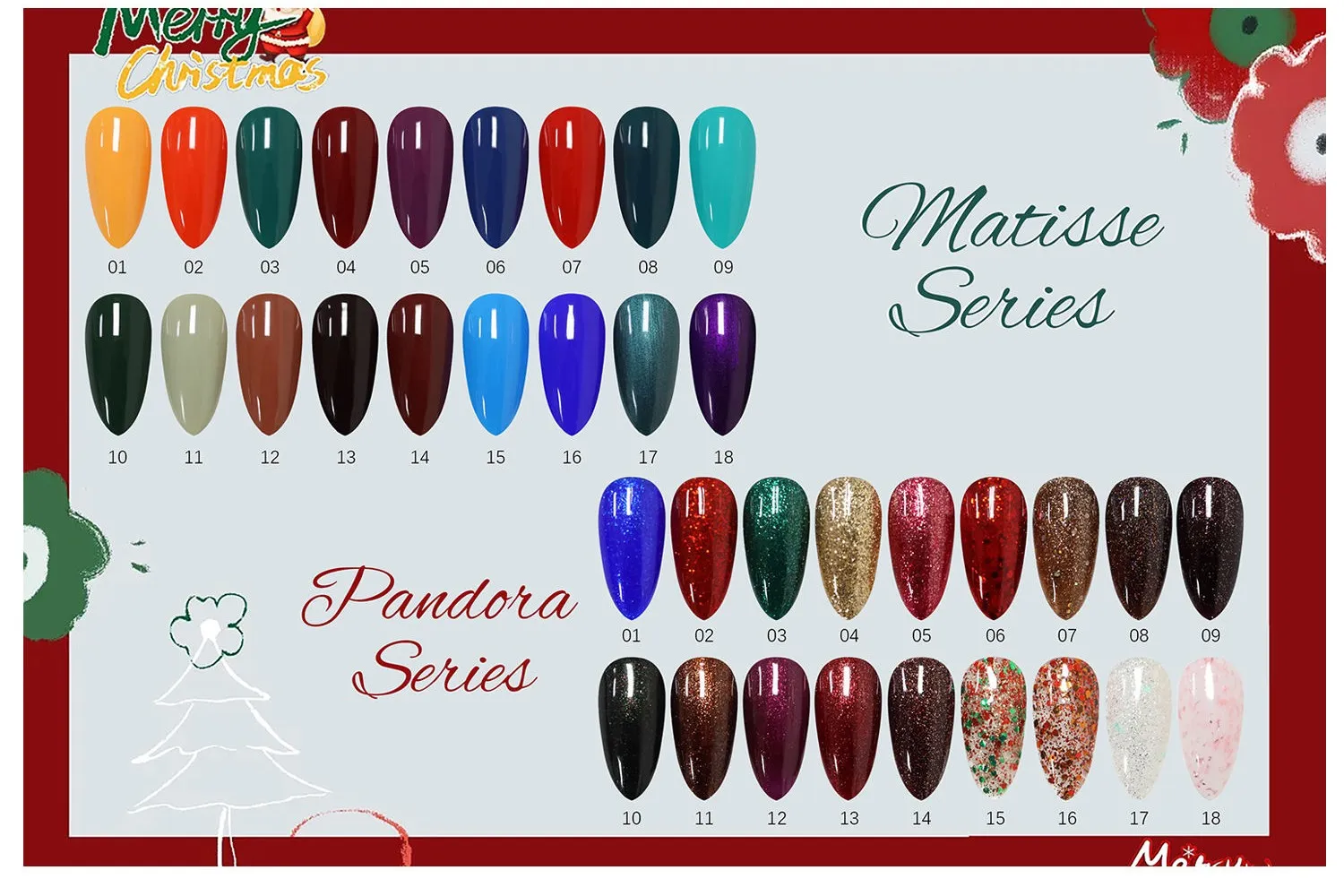 Best Christmas Gel Nail Polish Colors for Wholesale