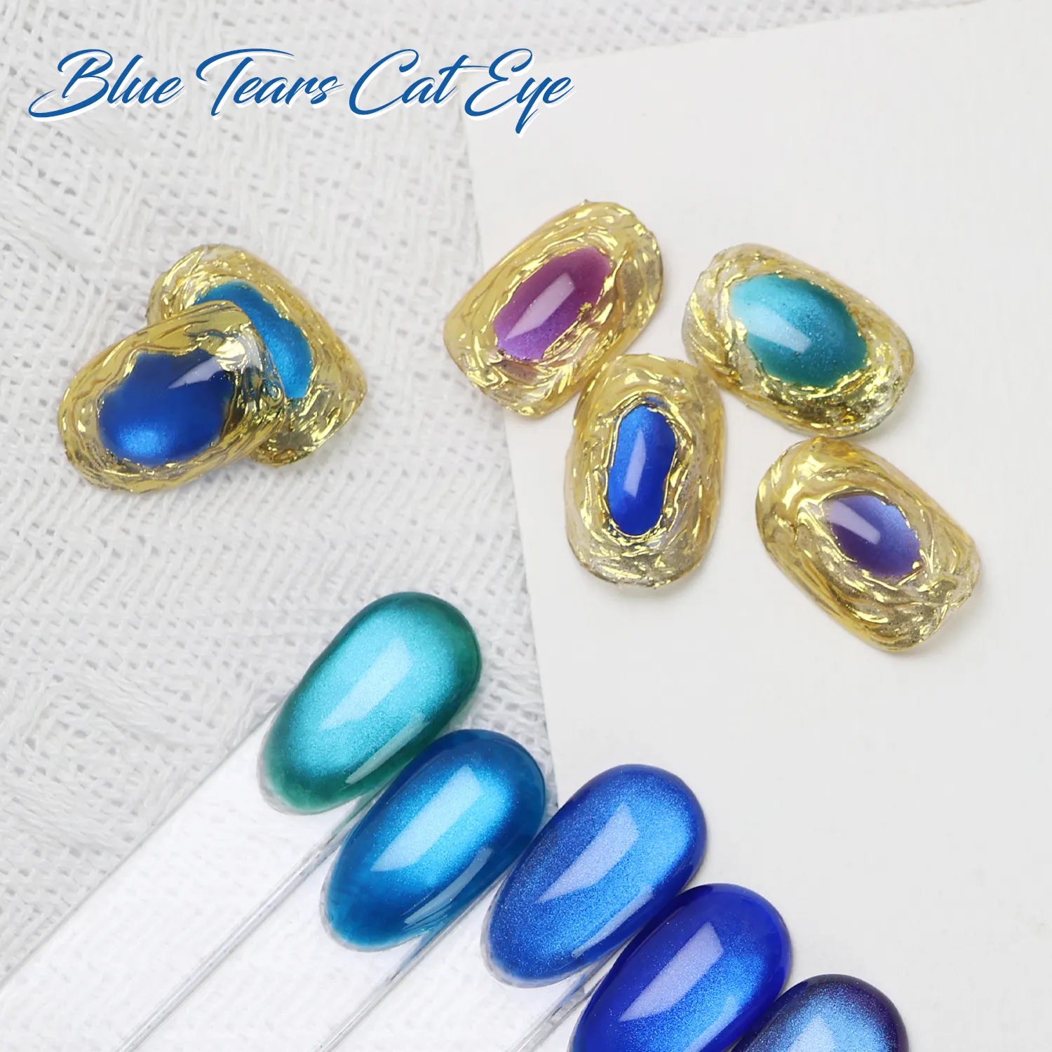 Blue Tears Cat Eye Gel Nail Polish Wholesale - yougel (5)