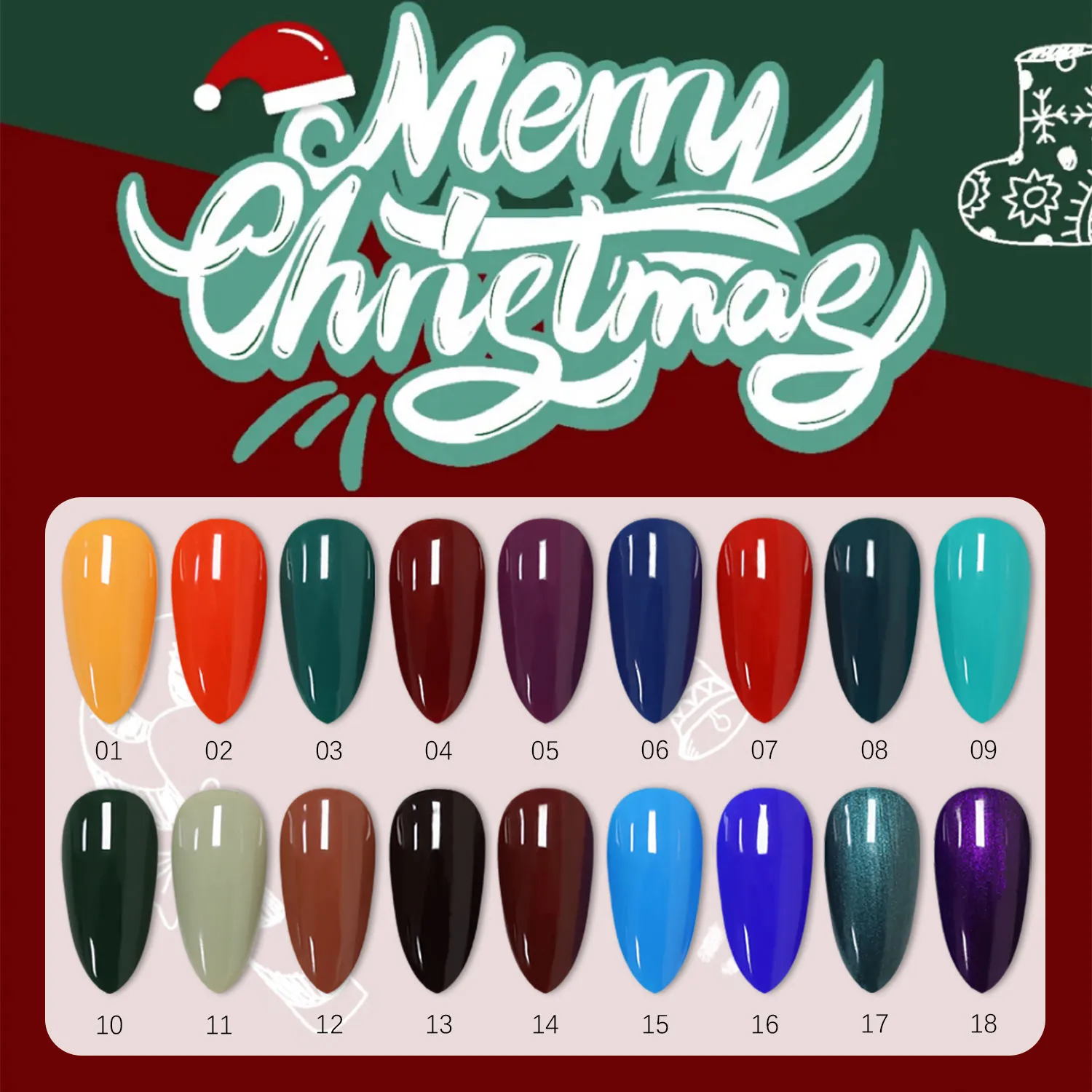Christmas Gel Nail Polish Wholesale Manufacturer yougel (2)