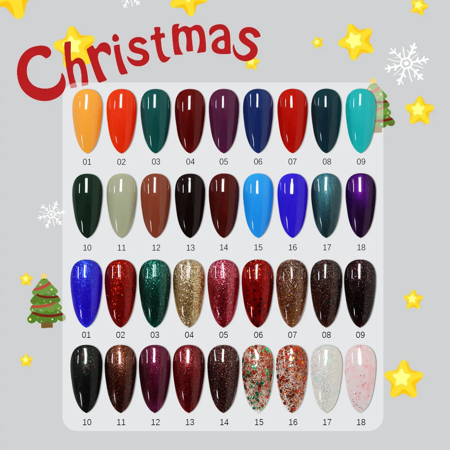 Christmas Gel Nail Polish Wholesale Manufacturer yougel (4)
