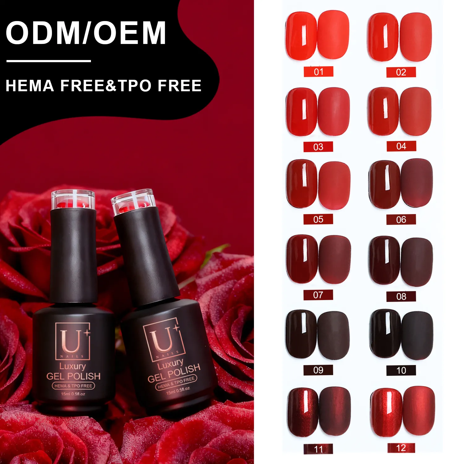 Wholesale Ancora Red Gel Polish Collection (3)