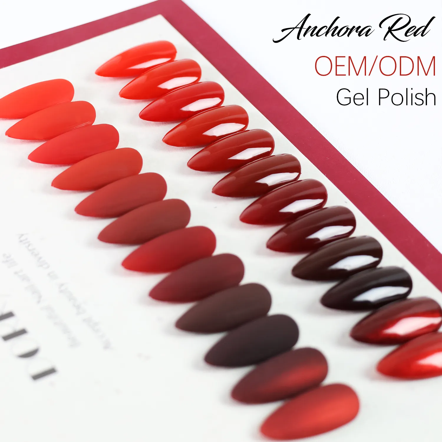 Wholesale Ancora Red Gel Polish Collection (9)