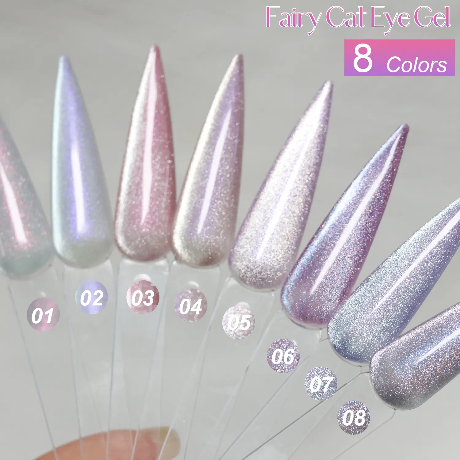 8 colores de hadas de ojos de gato de gel al por mayor de fábrica - Yougel (3)