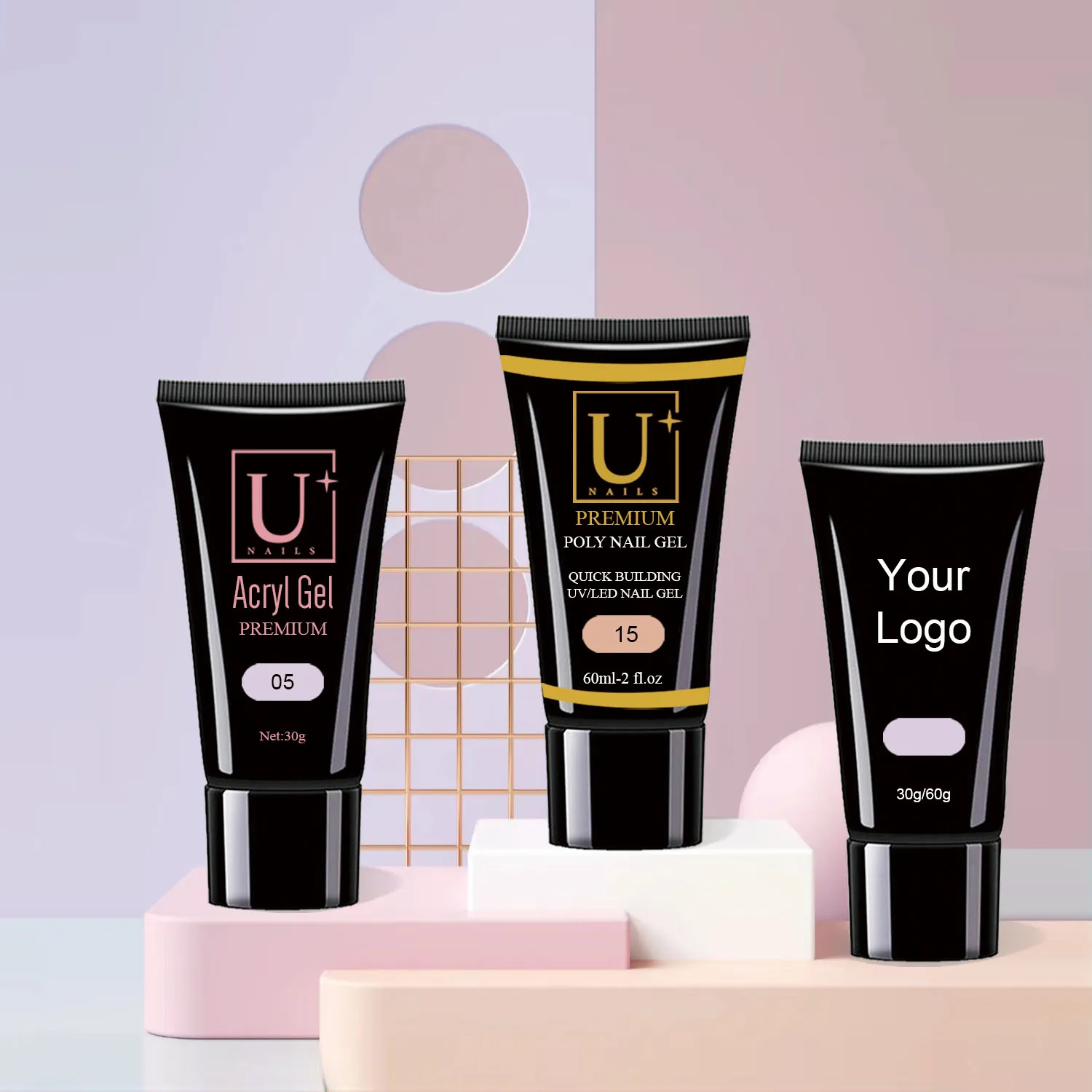 Wholesale OEM Poly Gel Nail 36 colors (1)