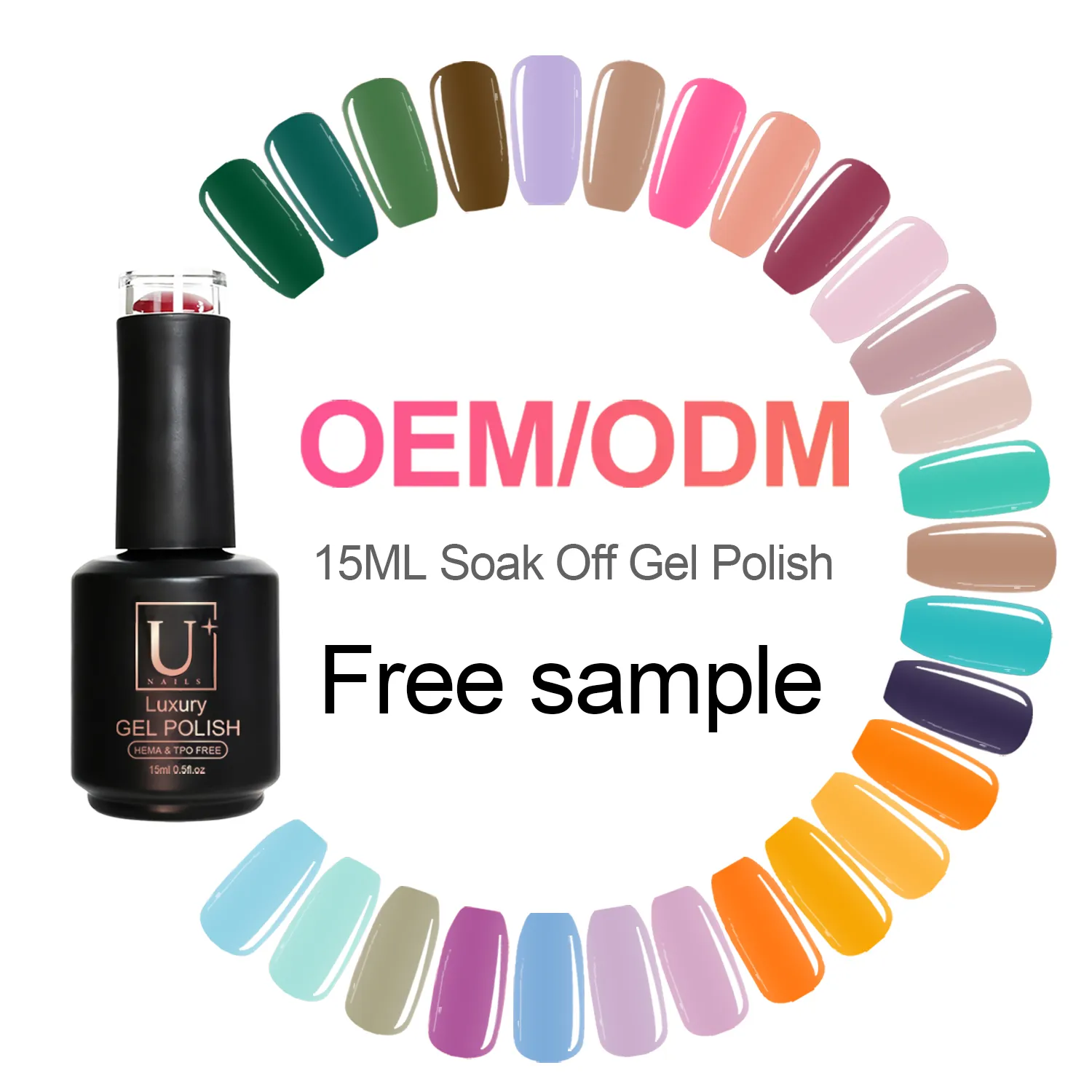 15ml Gel Polish Colors Bulk (1)