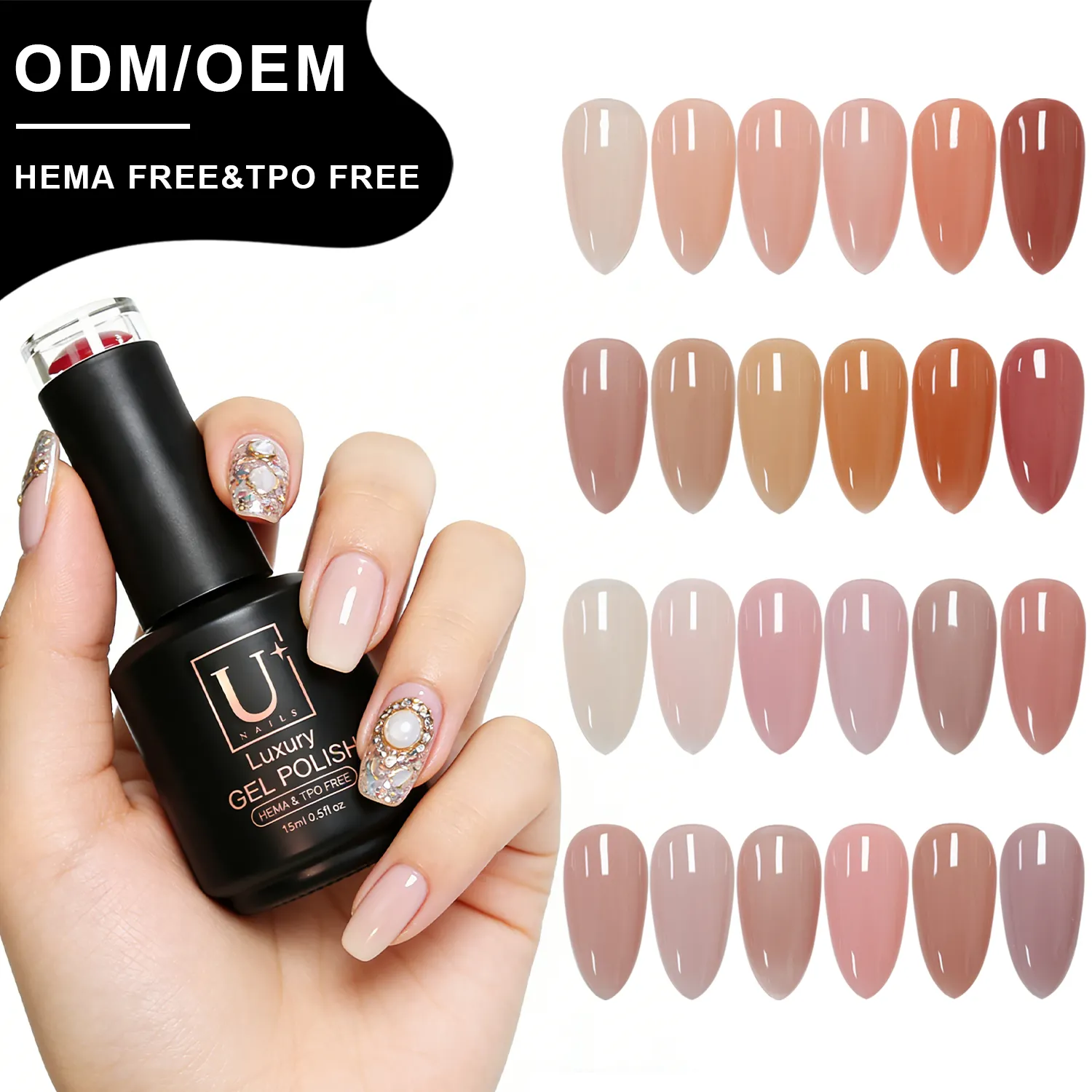 15ml Gel Polish Colors Bulk (2)