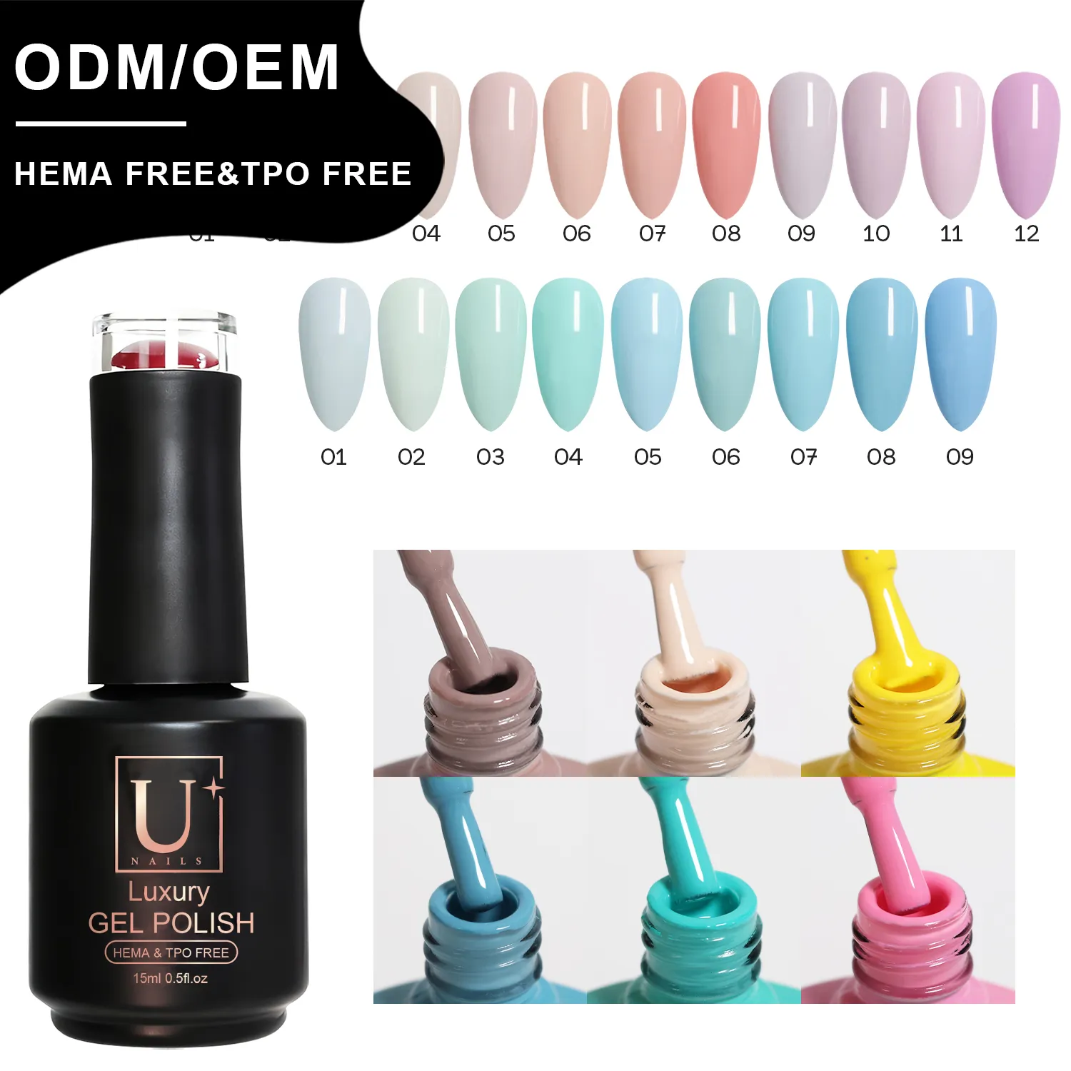15ml Gel Polish Colors Bulk (7)