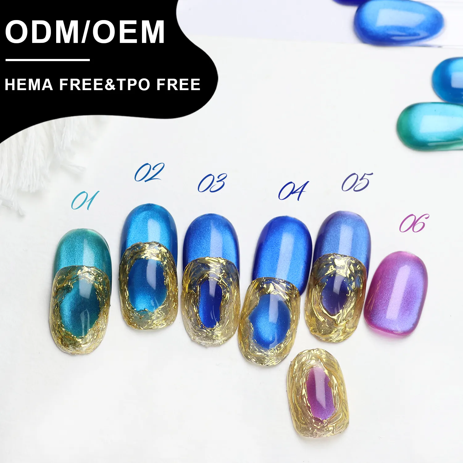 Custom Blue Tears Cat Eye Gel (5)