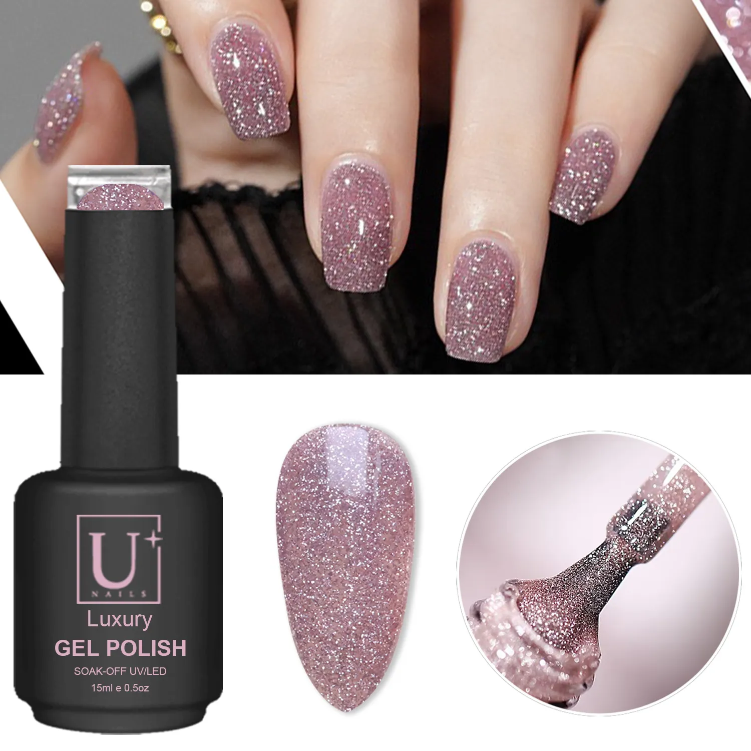 Custom Disco Diamond Gel for Nail Art (11)