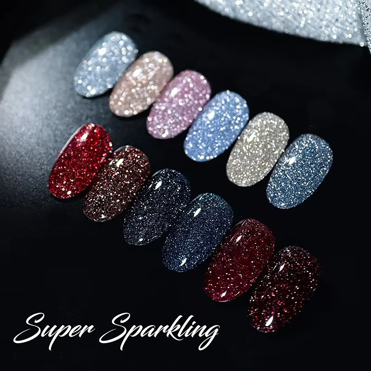 Custom Disco Diamond Gel for Nail Art (2)