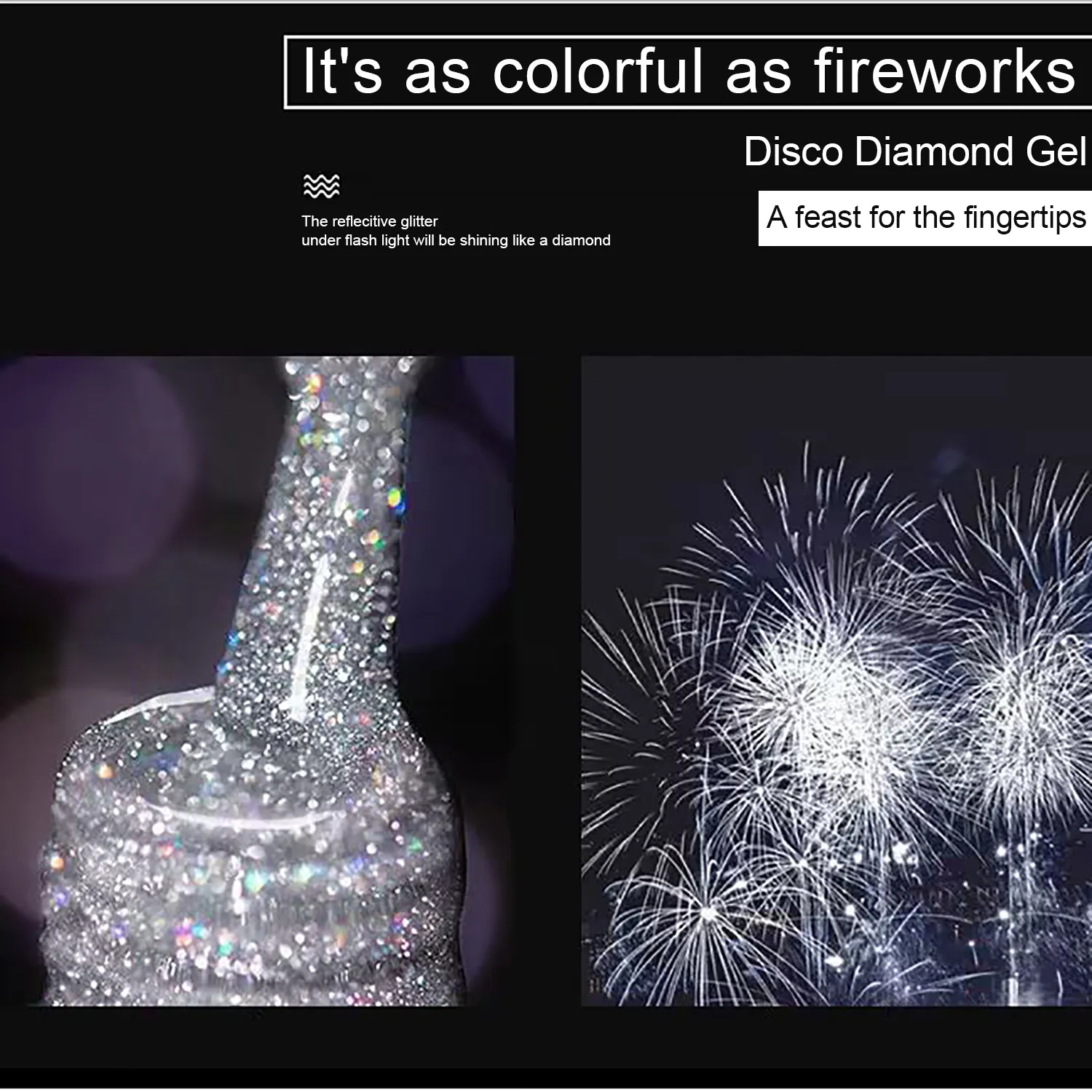 Custom Disco Diamond Gel for Nail Art (3)