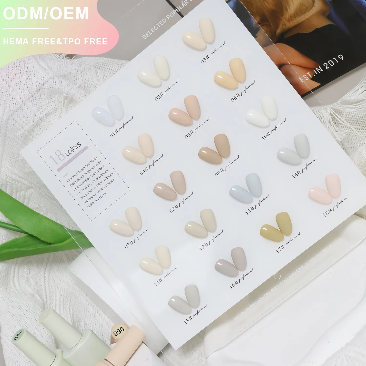 Private Label Nail Gel Polish 2026 Eco-Friendly Formula High Shine UV Gel Factory (7)