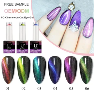 OEM 8D Galaxy Cat Eyes Gel Polish Factory (7)