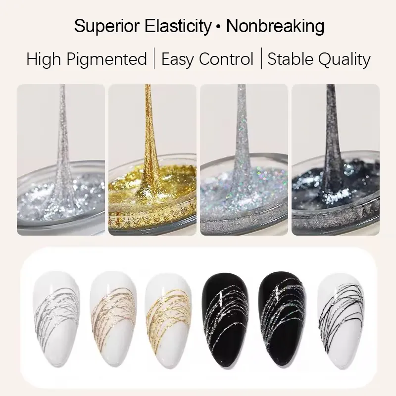 Custom Spider Gel Nail Art Wholesale Factory (1)