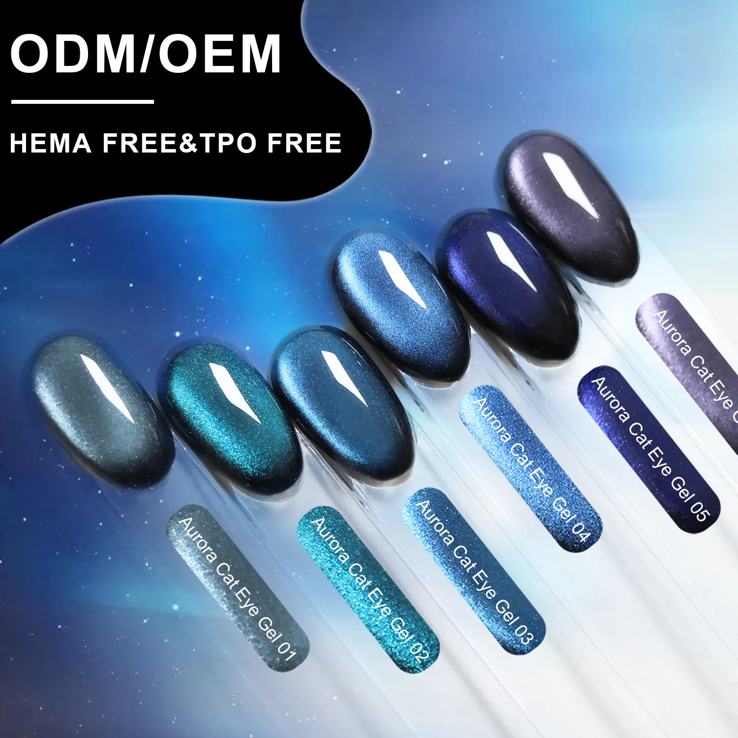 OEM Aurora Cat Eye Polish Gel Wholesale (4)
