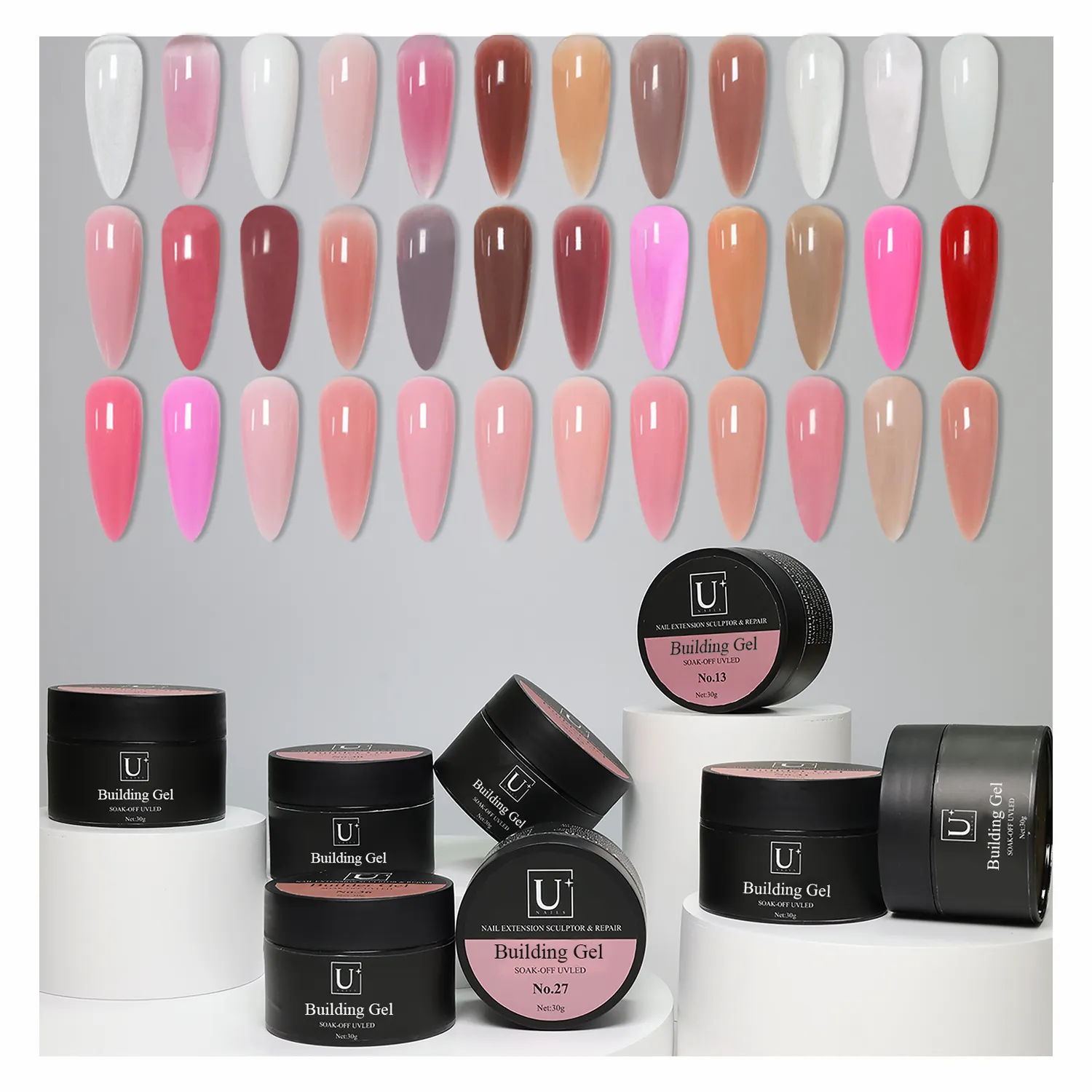 Wholesale Builder Gel Nails TPO-free 48 Colors (2)