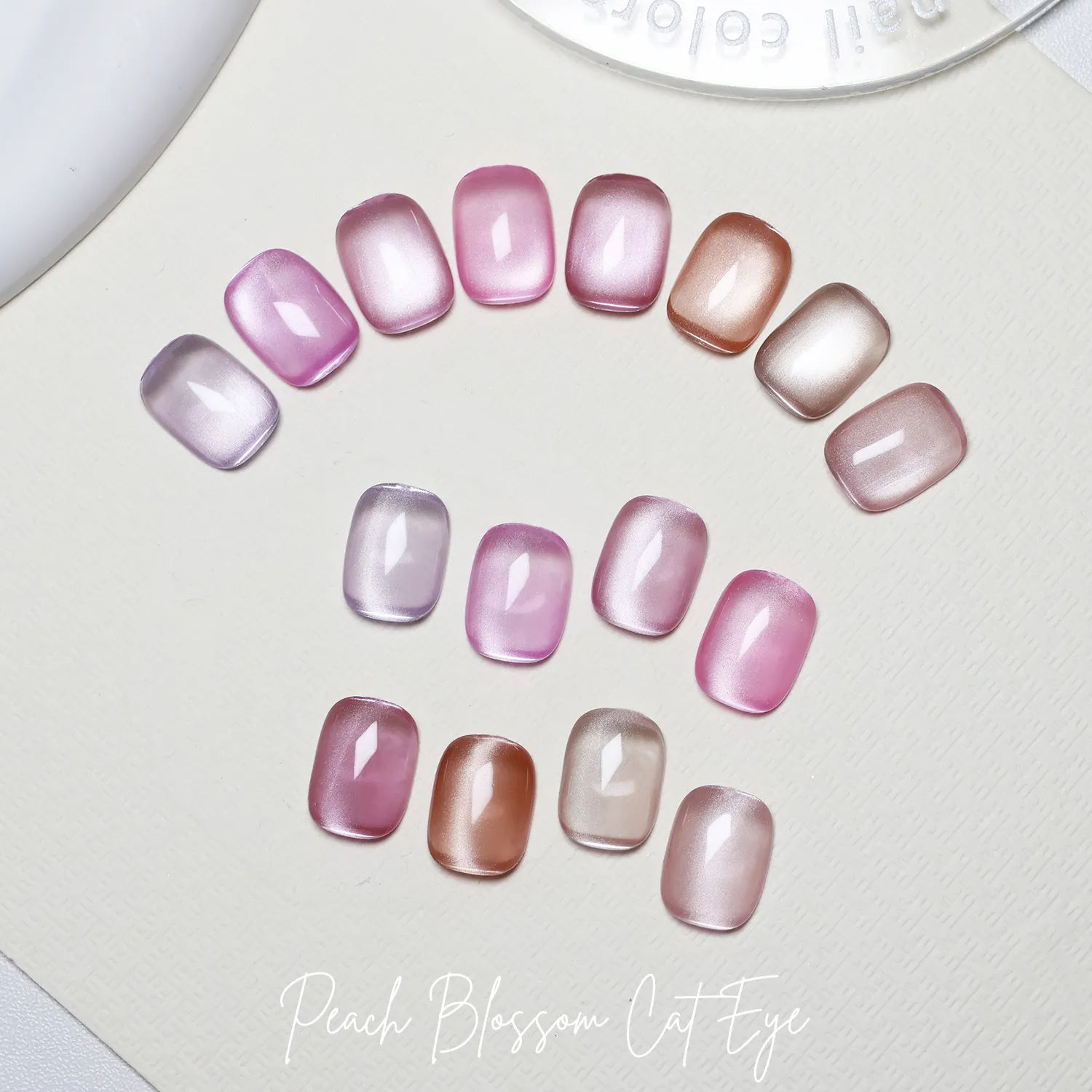 Custom Pink Cat Eye Gel Polish Wholesale (5)