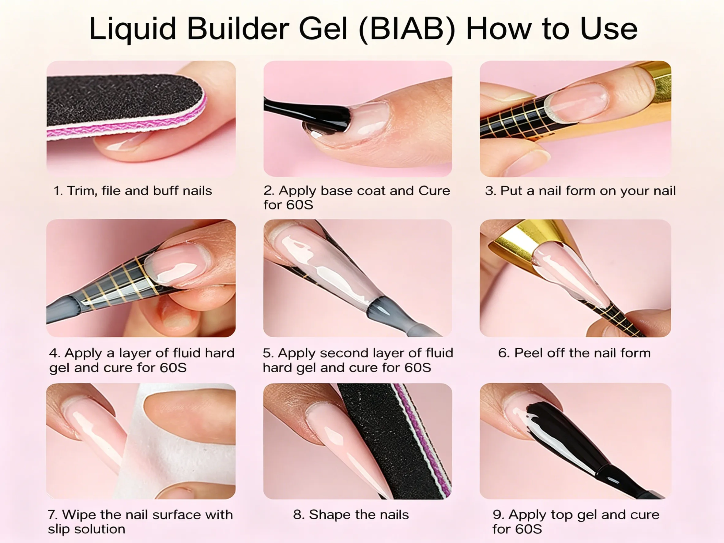 リキッドビルダージェル（BIAB）の使い方とは？
