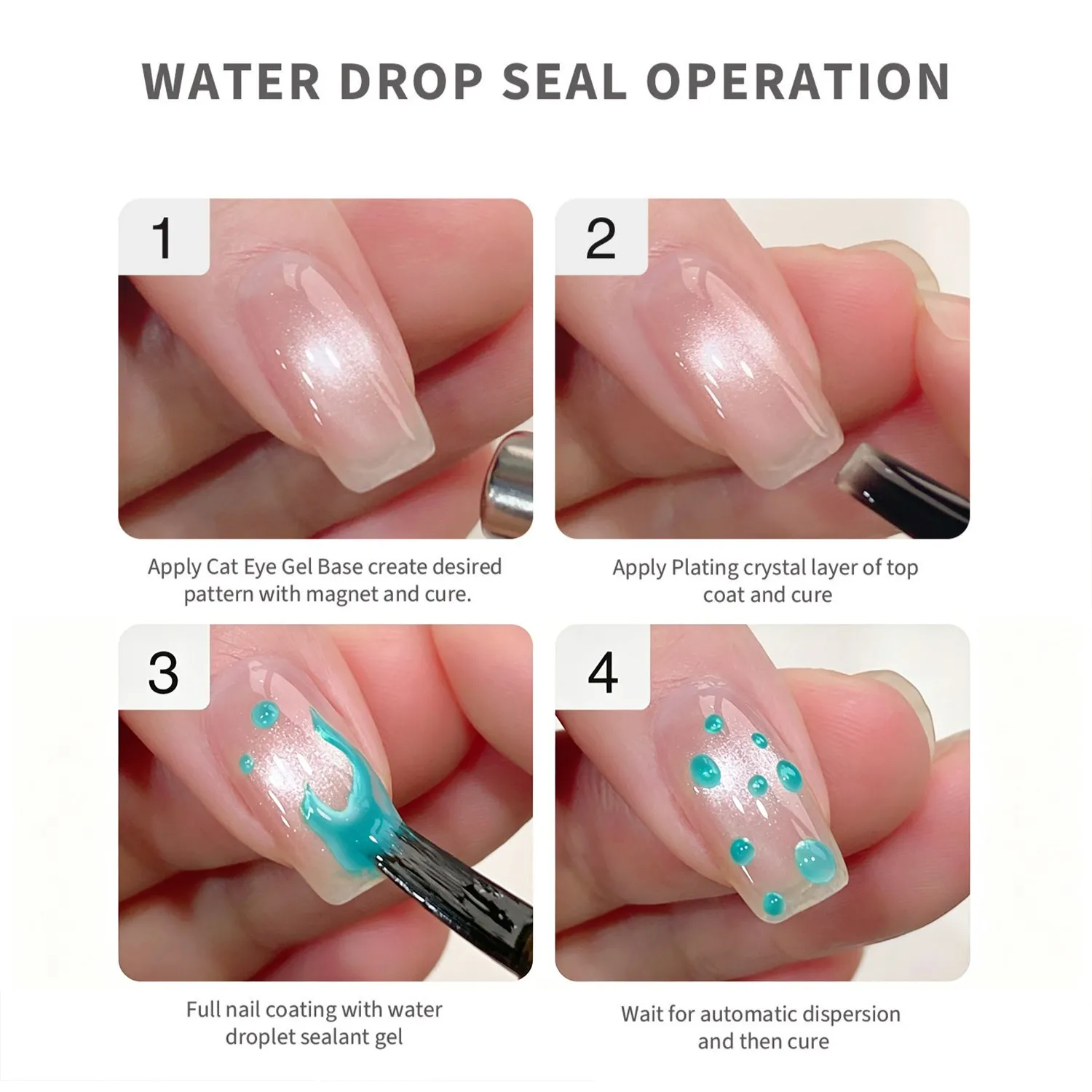 Water Drop Top Coat Seal Operation