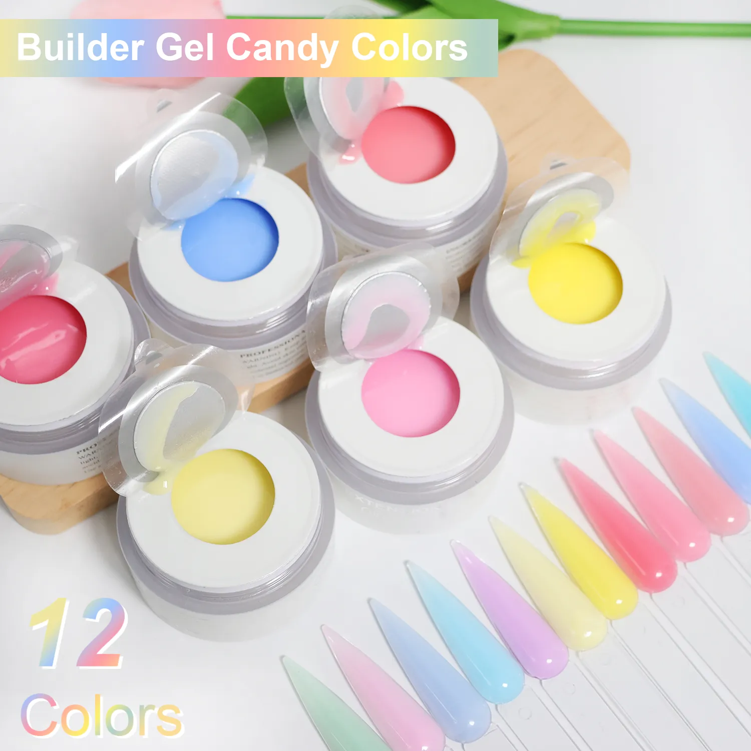 Wholesale Extension Gel Candy Colors Custom Factory (2)