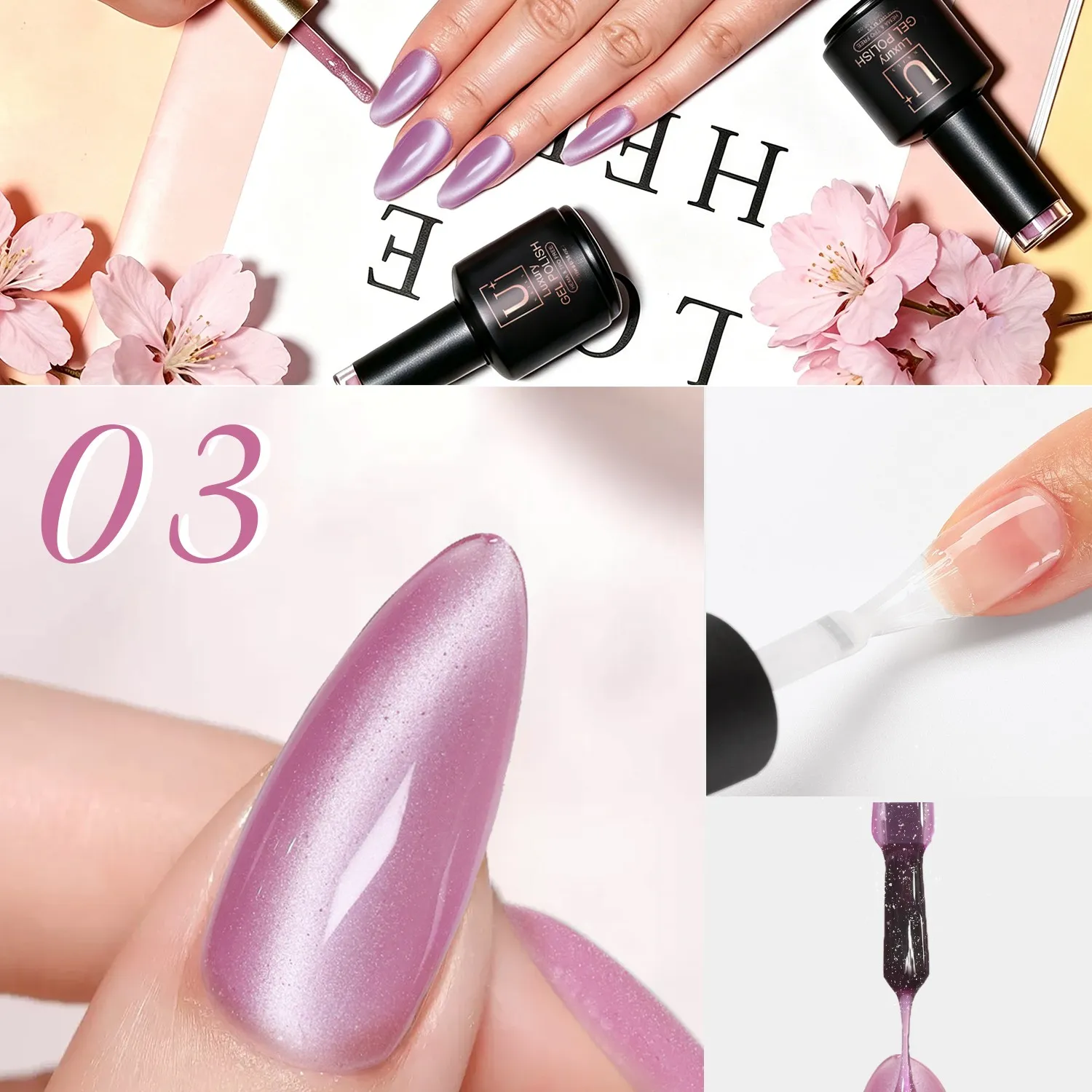 Wholesale Peach Blossom Cat Eye Gel Factory Direct (2)
