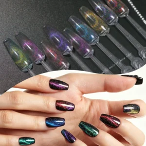 Vente en gros de gel « Cat Eye » OEM au laser, 8 couleurs (3)
