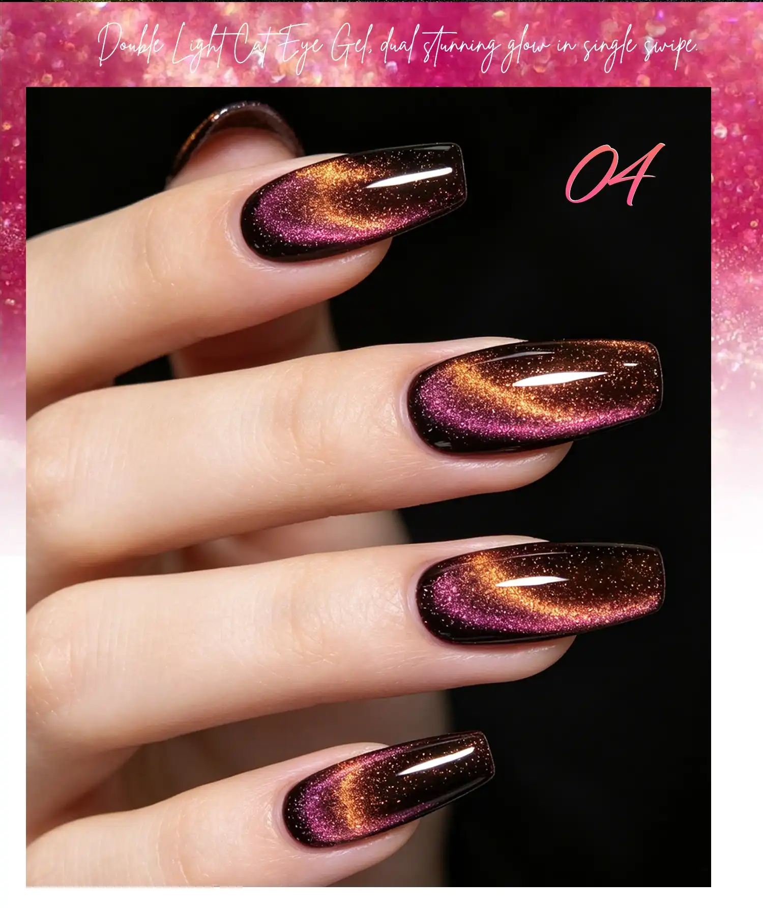 Custom Double Light Cat Eye Gel-5