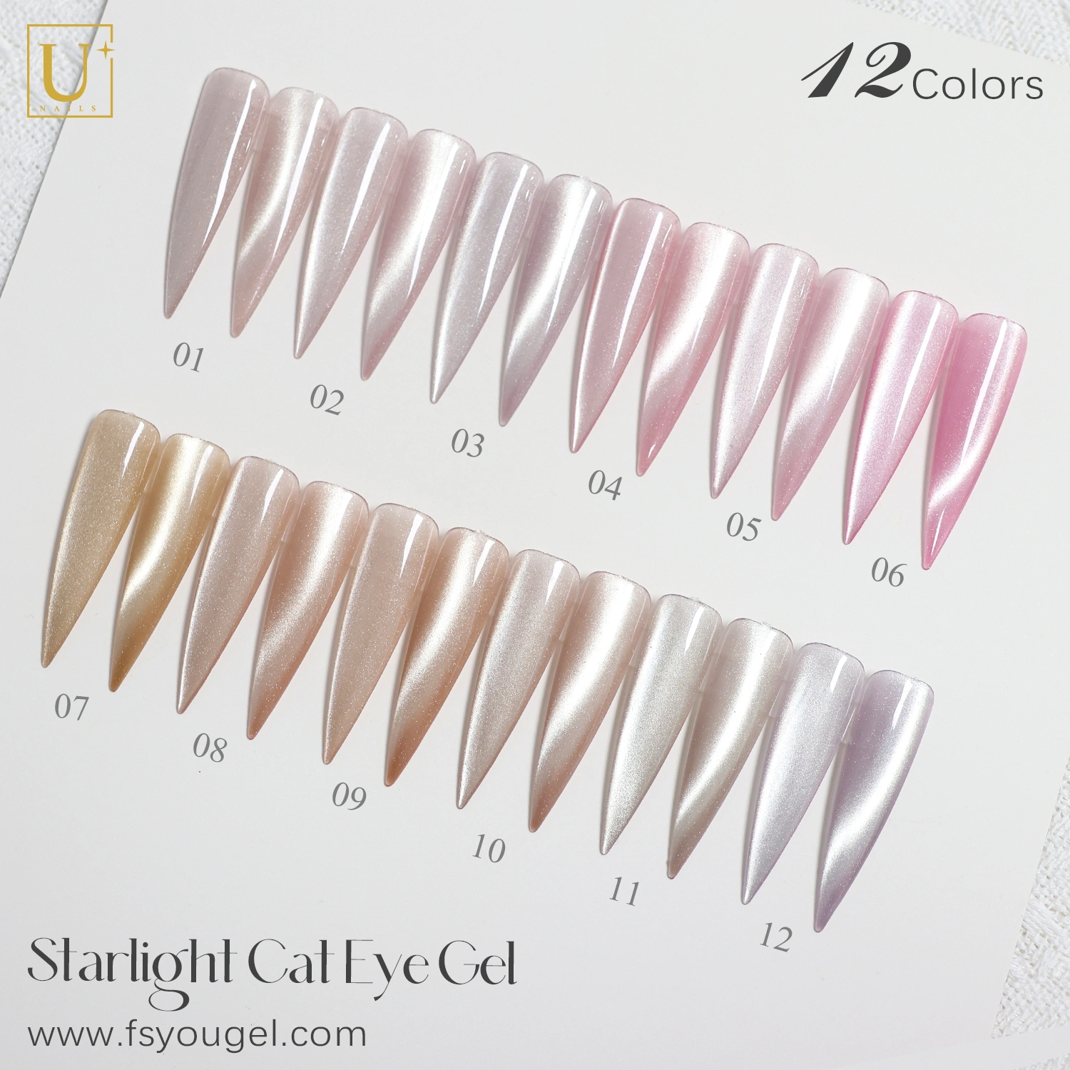 Custom Starlight Cat Eye Gel Polish-2