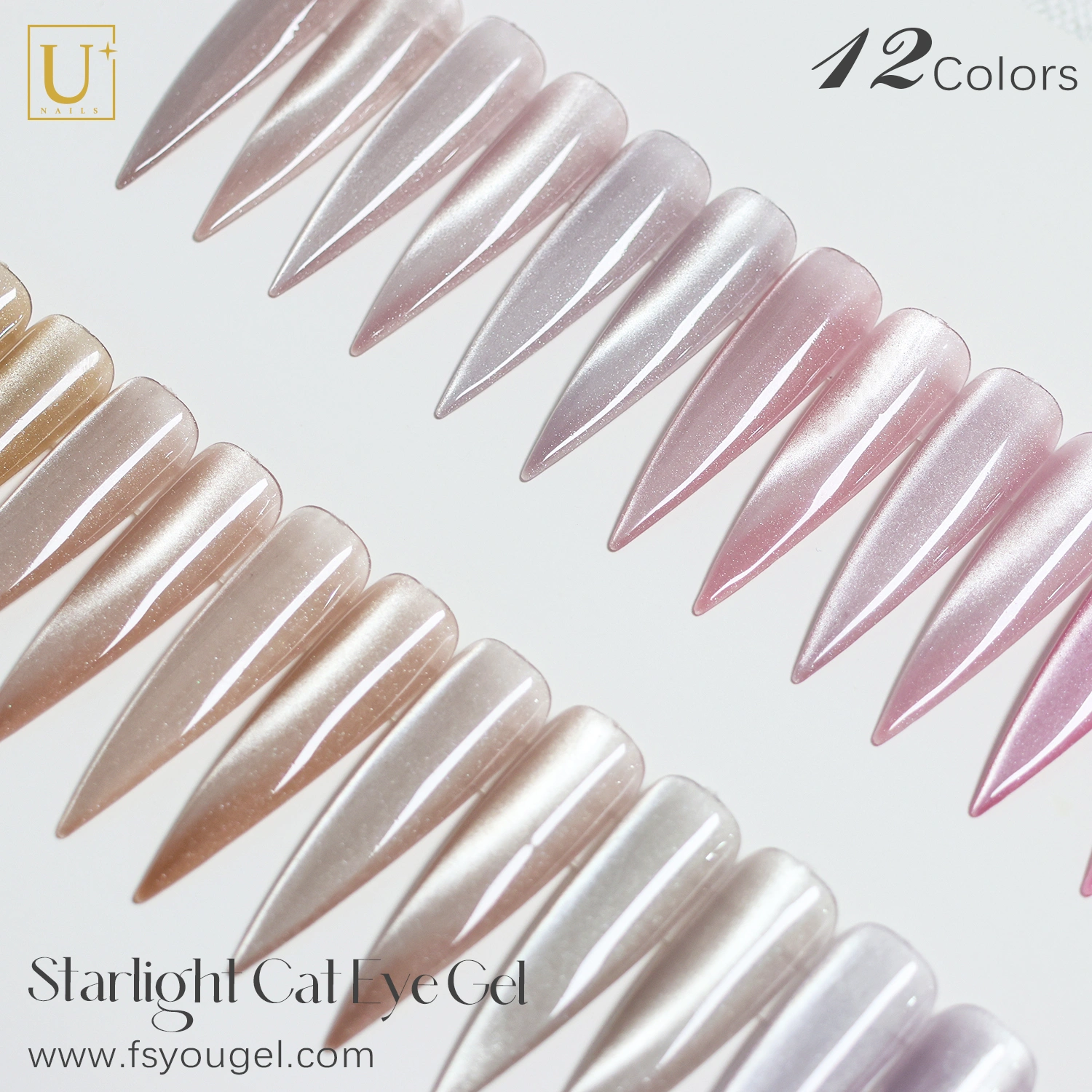 Custom Starlight Cat Eye Gel Polish-3