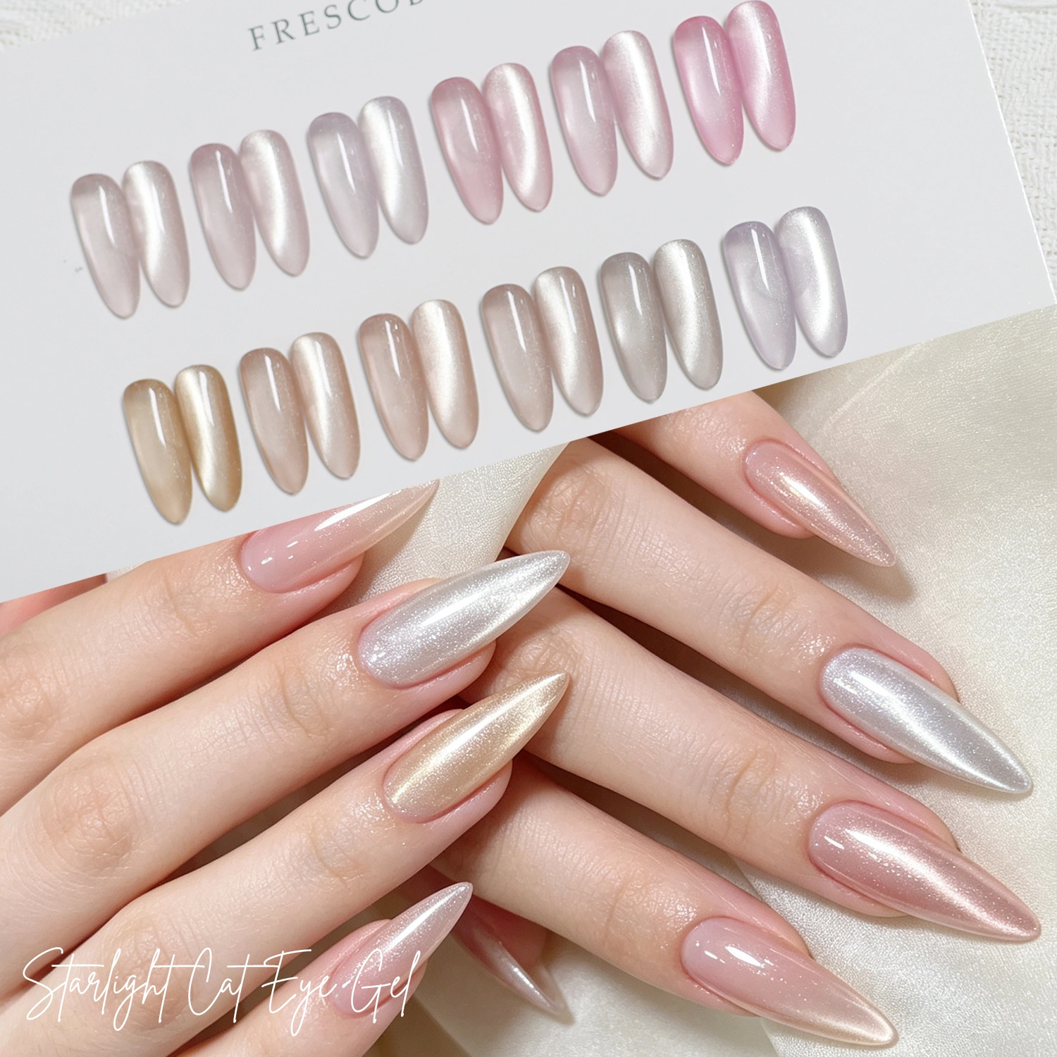 Custom Starlight Cat Eye Gel Polish-4