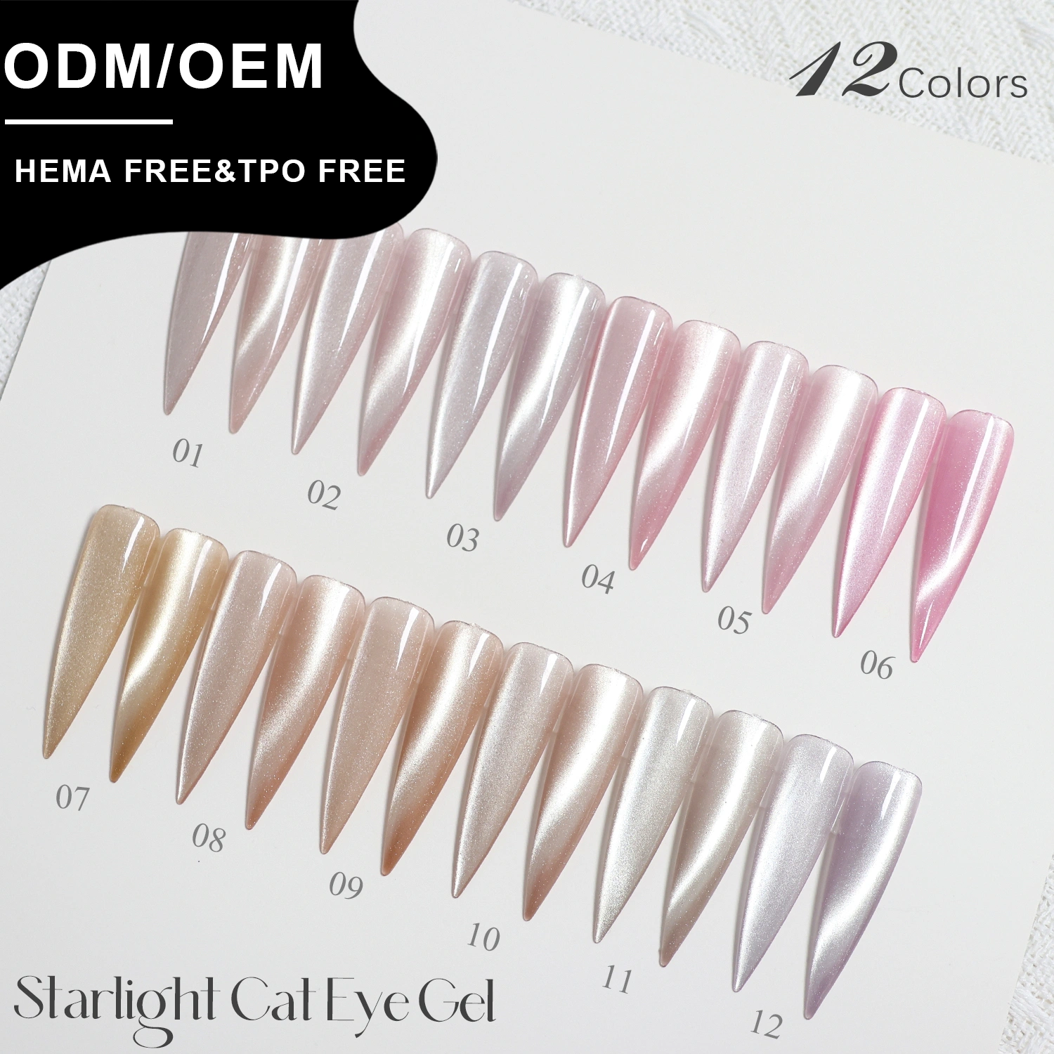 Custom Starlight Cat Eye Gel Polish-5