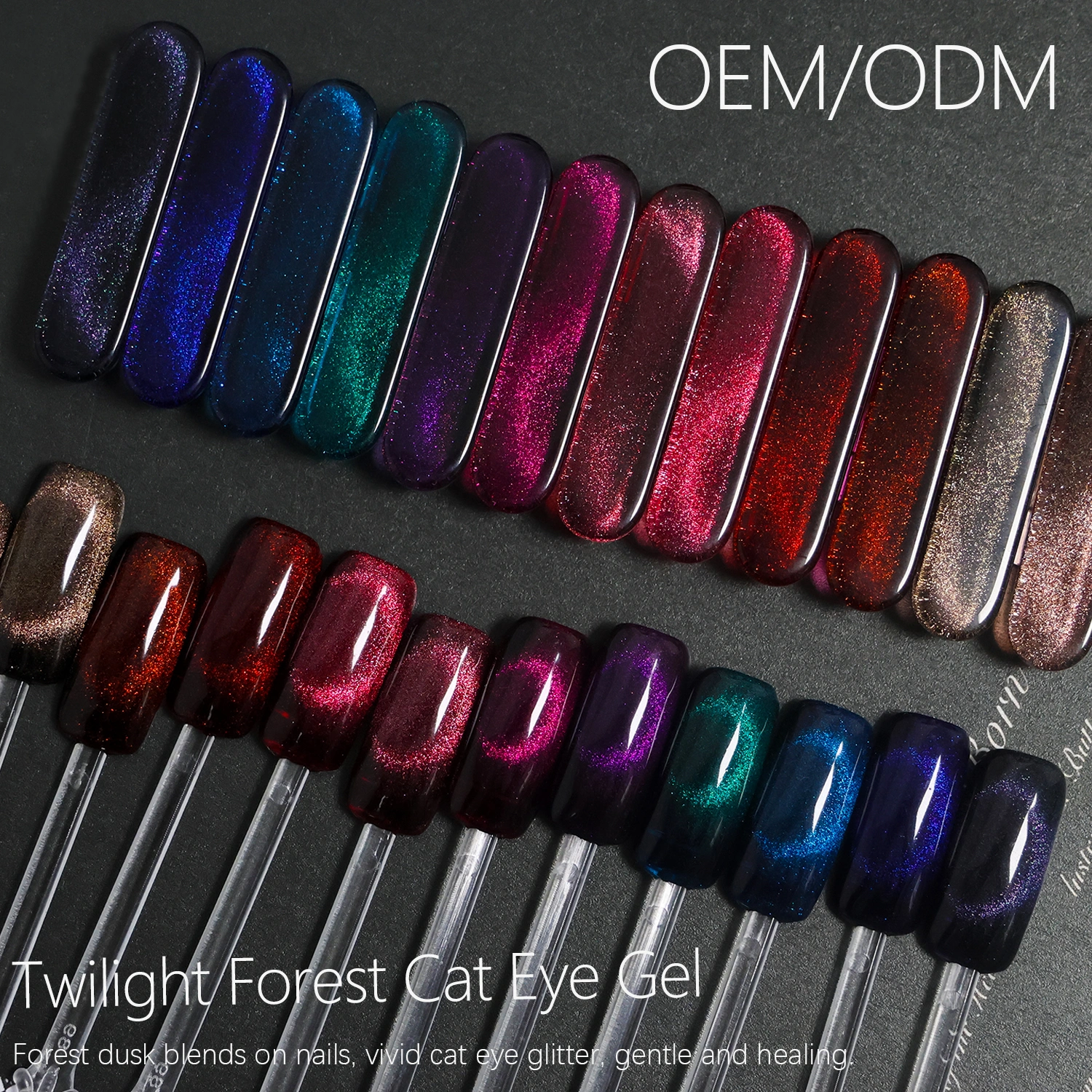 Custom Twilight Forest Cat Eye Gel Wholesale-Yougel-4