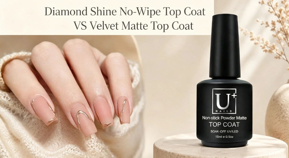 No-Wipe Top Coat VS Velvet Matte Top Coat-1