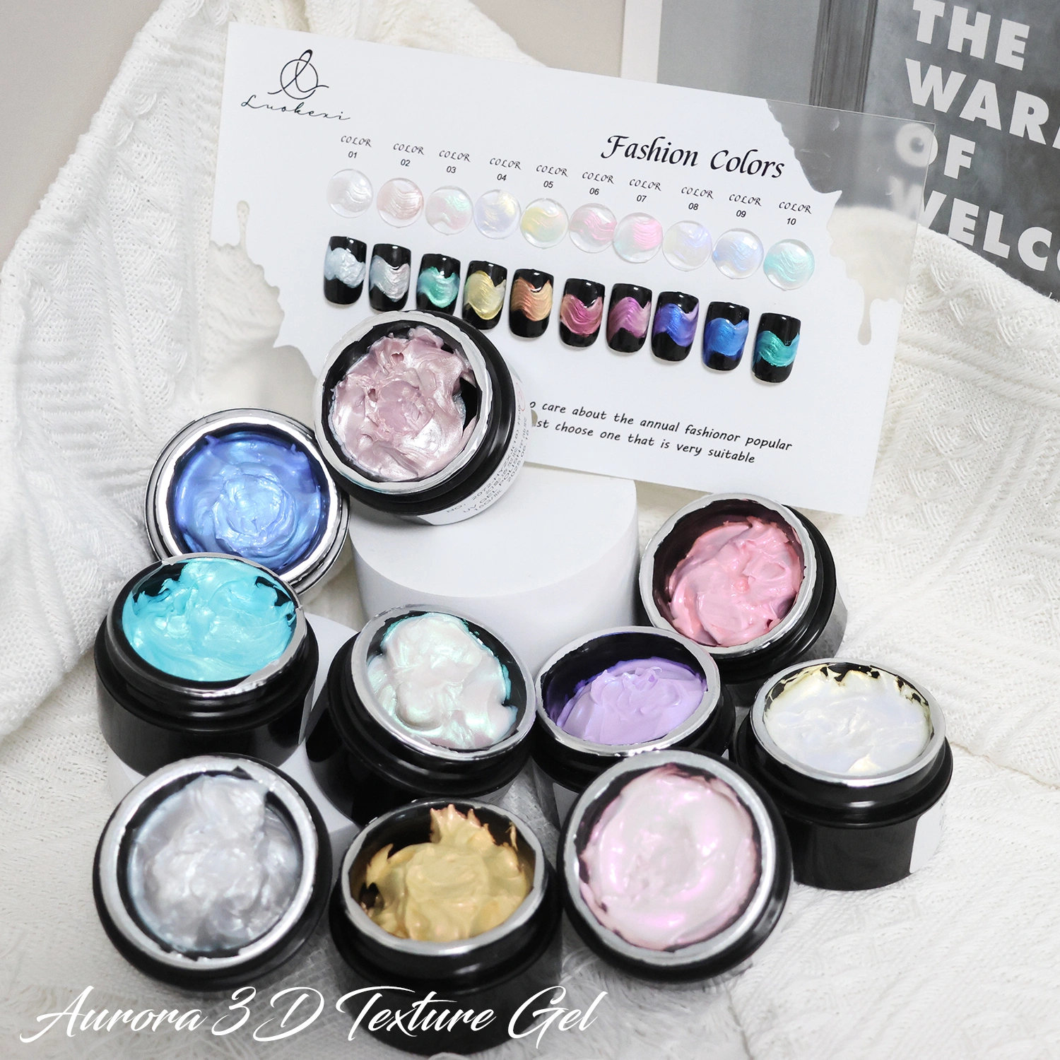 Wholesale Aurora 3D Texture Gel-6
