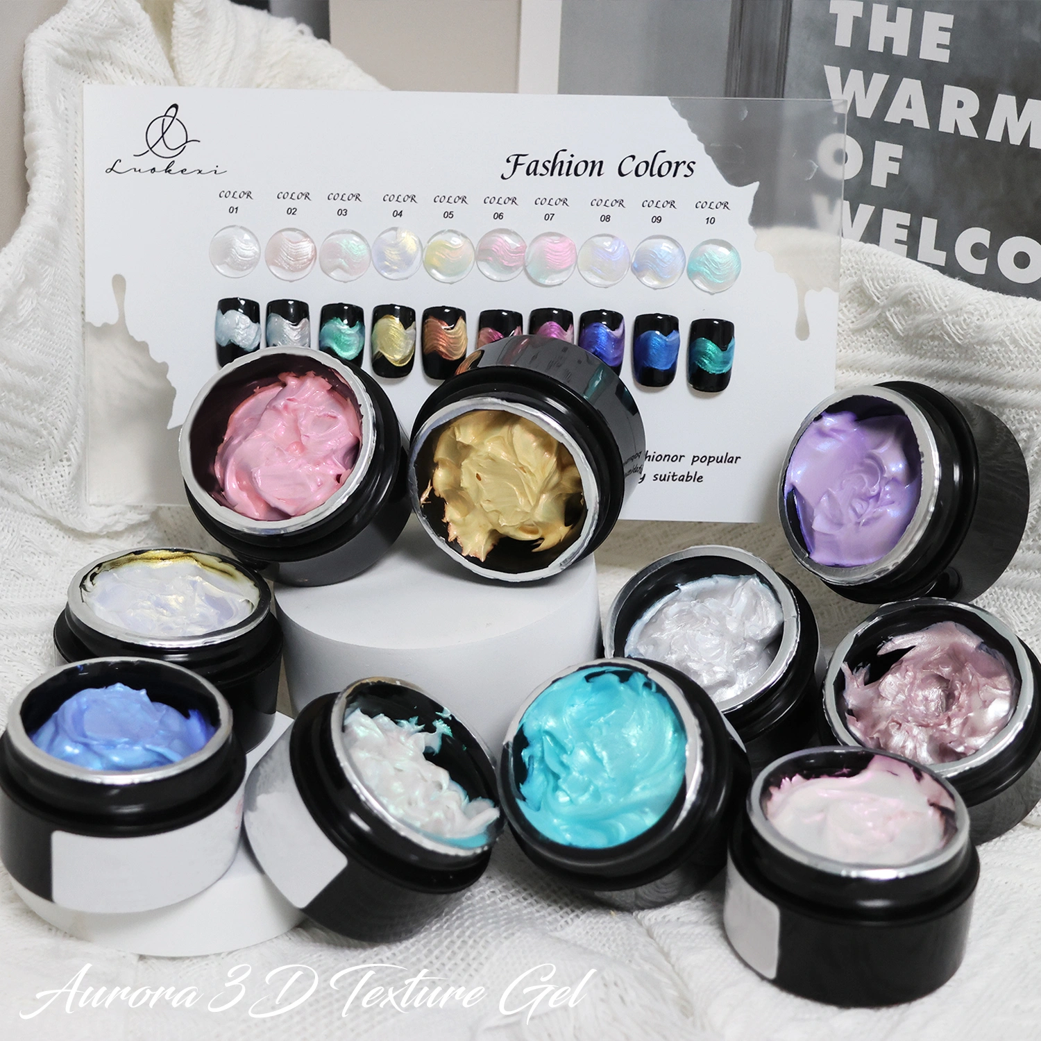 Wholesale Aurora 3D Texture Gel-8