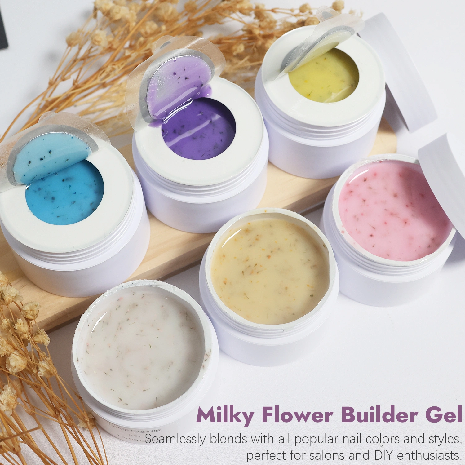 Wholesale Milky Flower Builder Gel-3